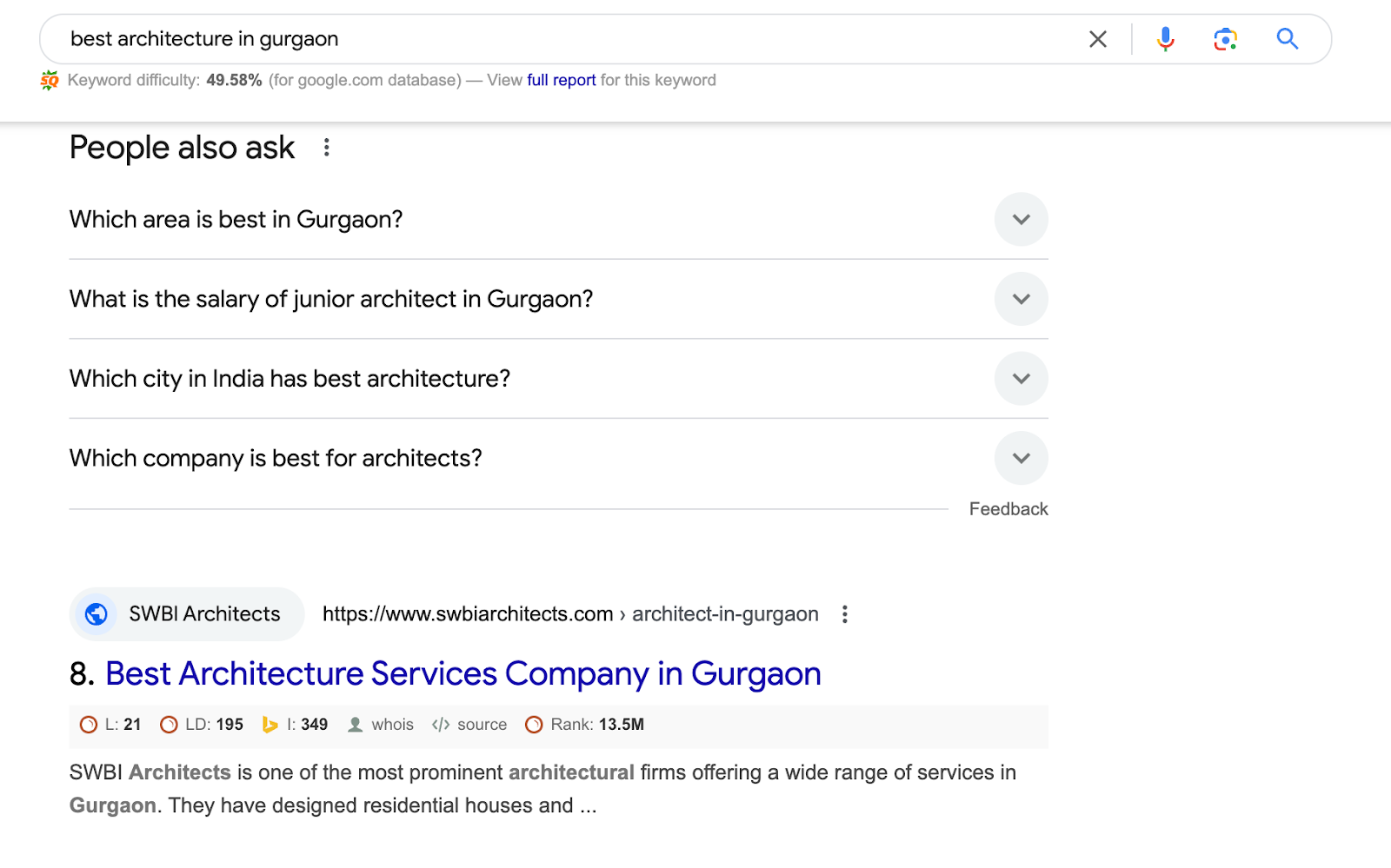 ranking screenshots - swbi
