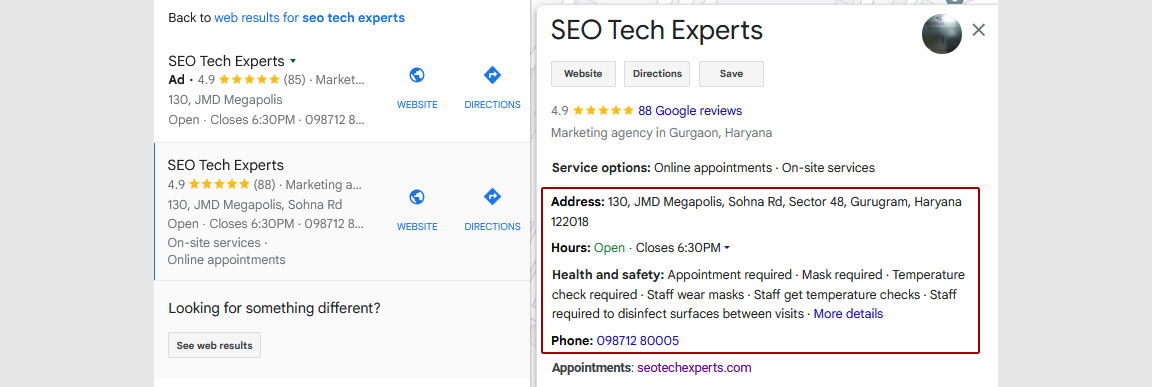 Add An Accurate Phone Number And Working Hours