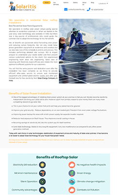 Digital Marketing for Solaritis