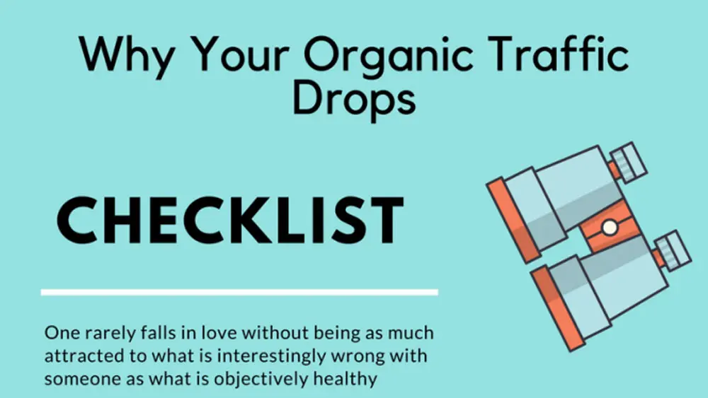 organic traffic Drops