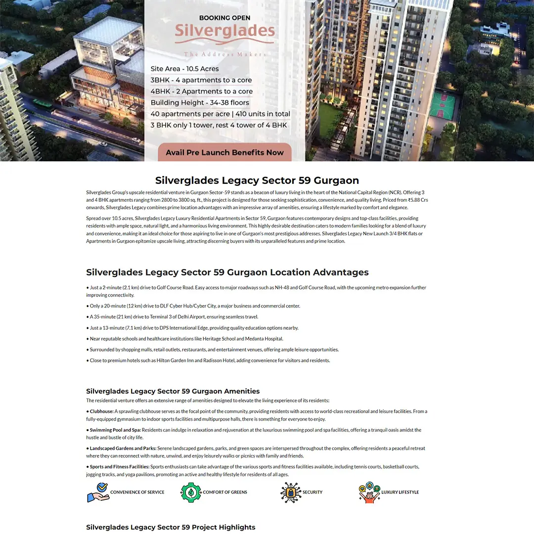 SEO For Silverglades Legacy